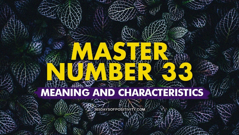 número maestro 33