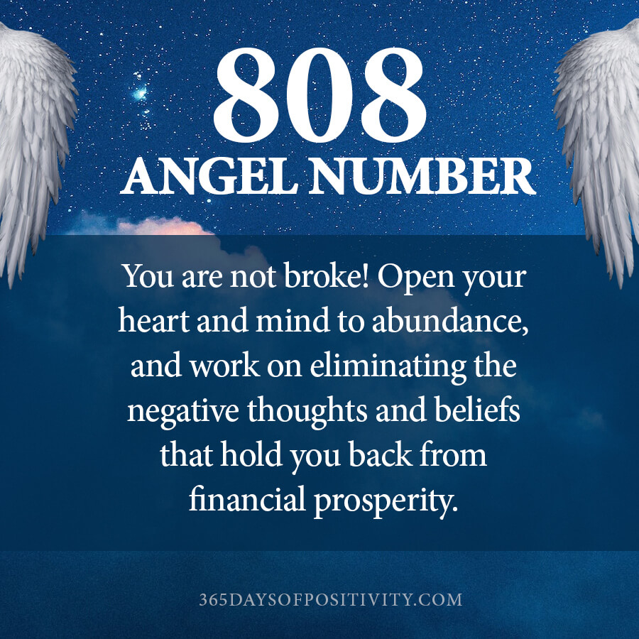 Význam čísla 808 anděl