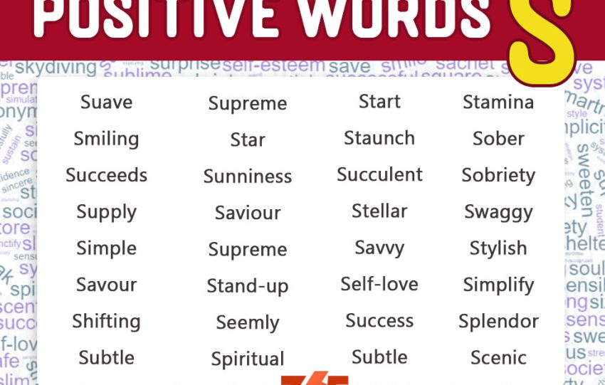 positive words that start with S