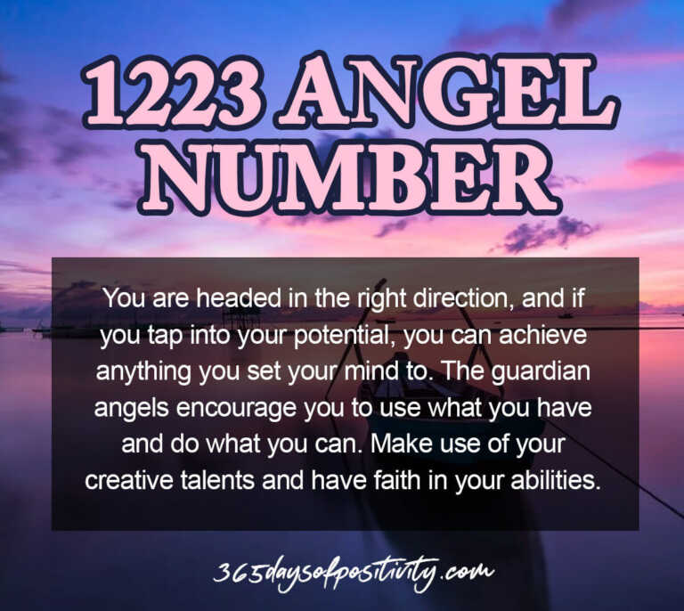 1223 número del ángel