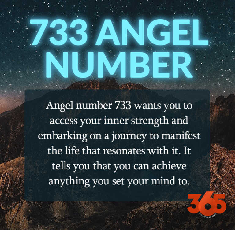 733 número del ángel