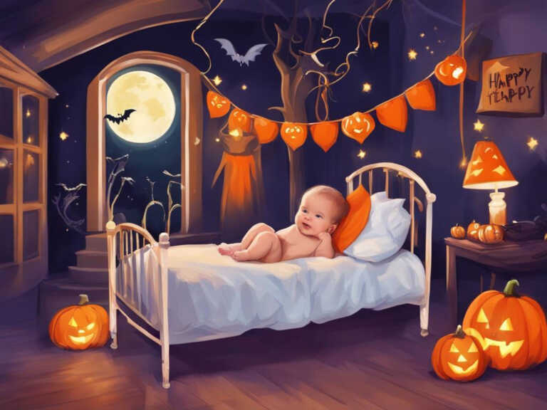 a baby born on halloween