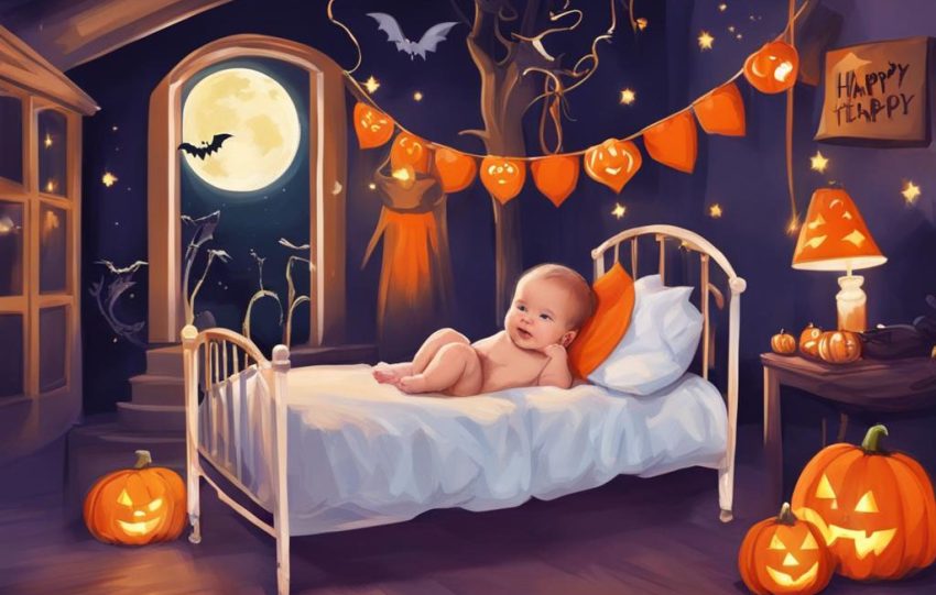 a baby born on halloween