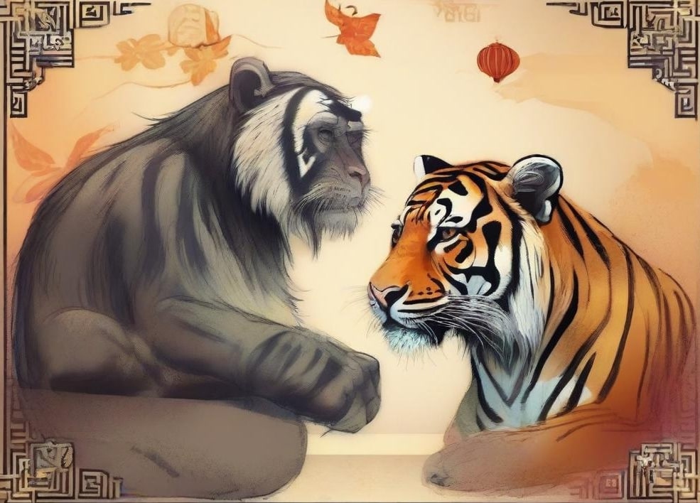 compatibilidad entre mono y tigre
